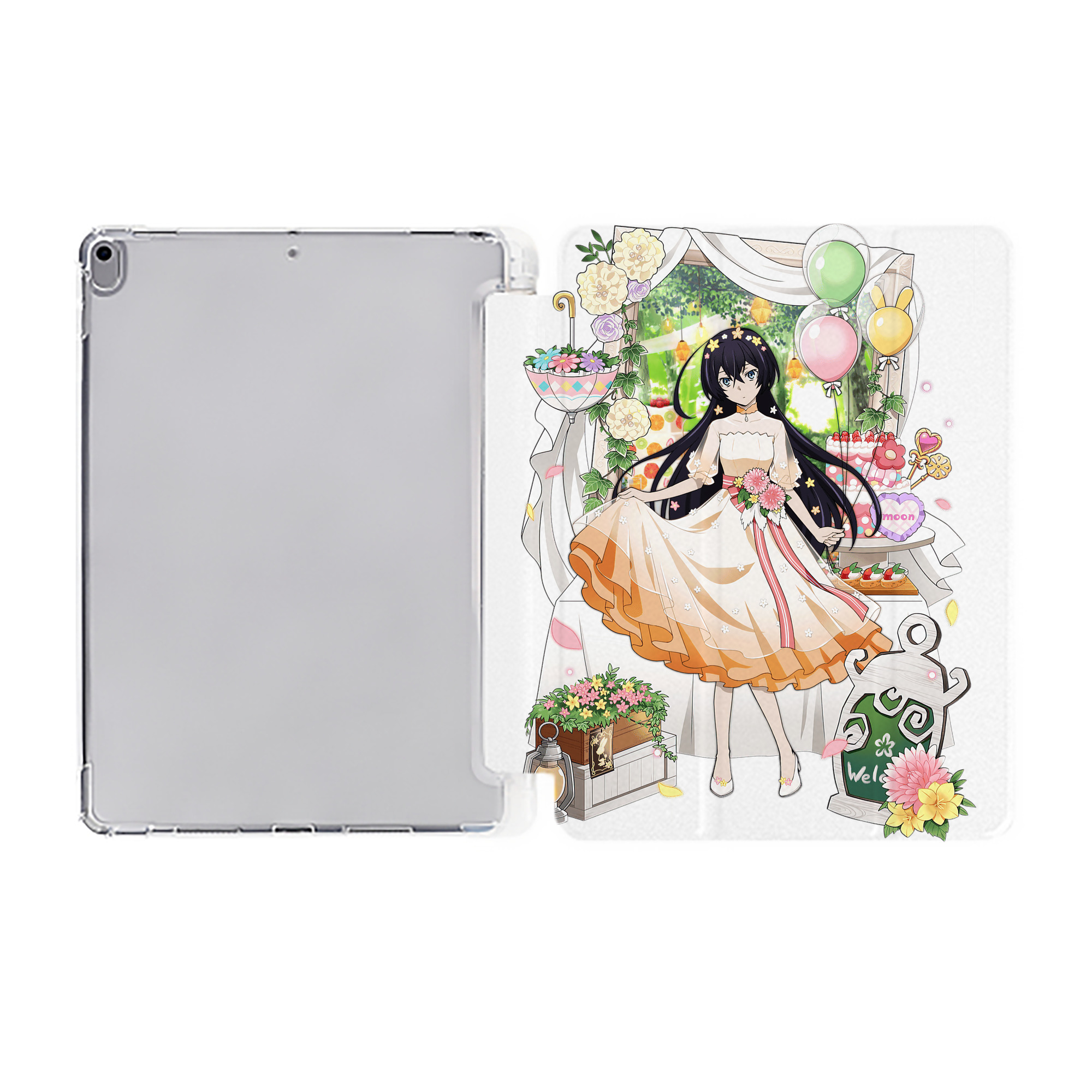 （画像用） 文豪ストレイドッグス Bungo Stray Dogs IPad ケース ペン収納付き 三つ折りスタンド PUレザー×シリコン 対応機種9.5/10.5/10.9インチ